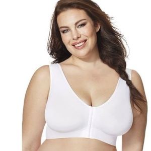 Just My Size Pure Comfort Bra 6X White